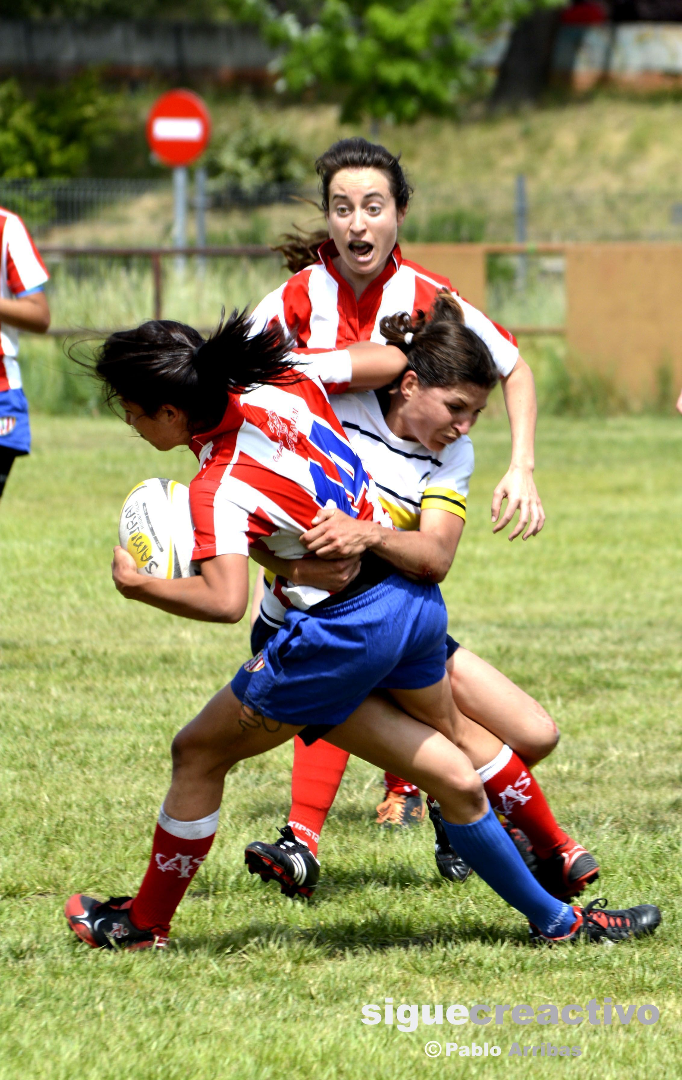 rugbyfem Partido de rugby del Atletico de Madrid feminas